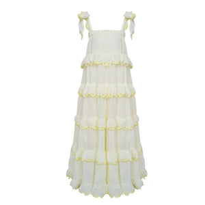 Women's Fashion Casual Resort Style Solid Color Dress