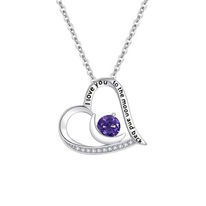 High-end Ornament Heart-shaped Pendant Necklace