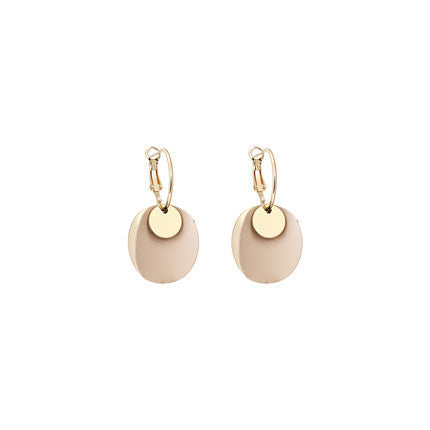 Morandi geometric earrings