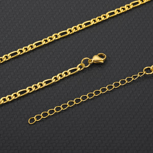 Handmade Diy Ornament Material Stainless Steel Cuban Necklaces Extension Chain
