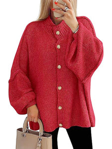 Autumn And Winter College Style Lazy Knitted Women's