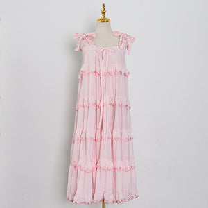 Women's Fashion Casual Resort Style Solid Color Dress