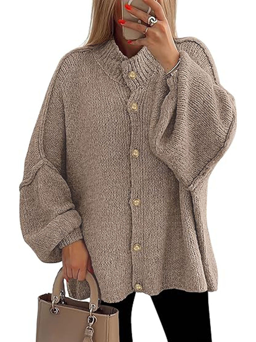 Autumn And Winter College Style Lazy Knitted Women's