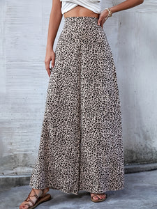 High Waist Loose Big Leg Swing Women's Casual Trousers