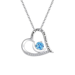 High-end Ornament Heart-shaped Pendant Necklace