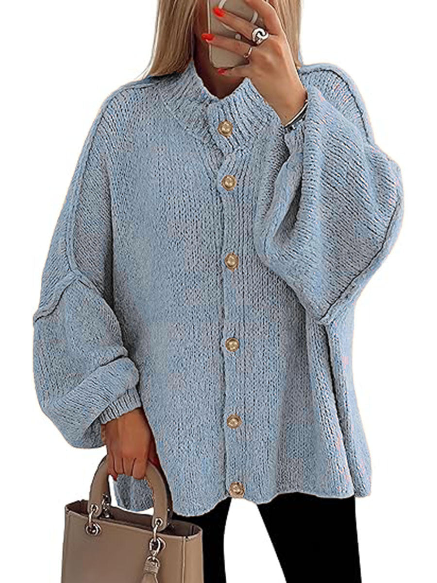 Autumn And Winter College Style Lazy Knitted Women's