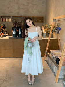 Women's Temperament Waist-slimming Resort Style Dress